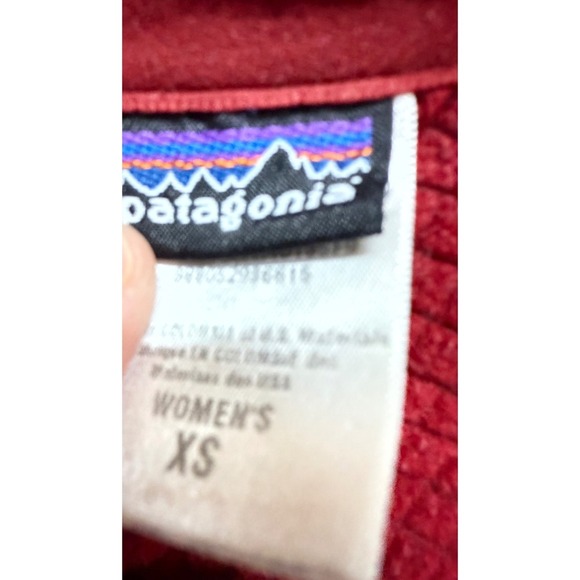 Patagonia Women's Full Zip Light Weight Jacket Red Size XS Outdoors Hiking - Picture 6 of 6